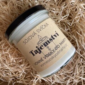 Velká sójová svíčka Tajemství